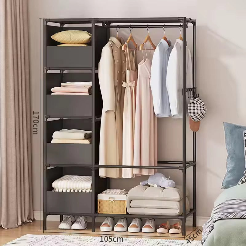 2IN 1 wardrobe and shoe rack