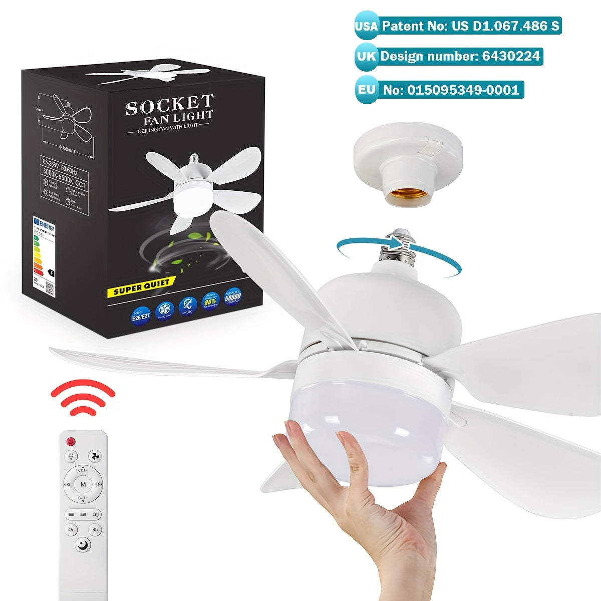 fan bulb with remote