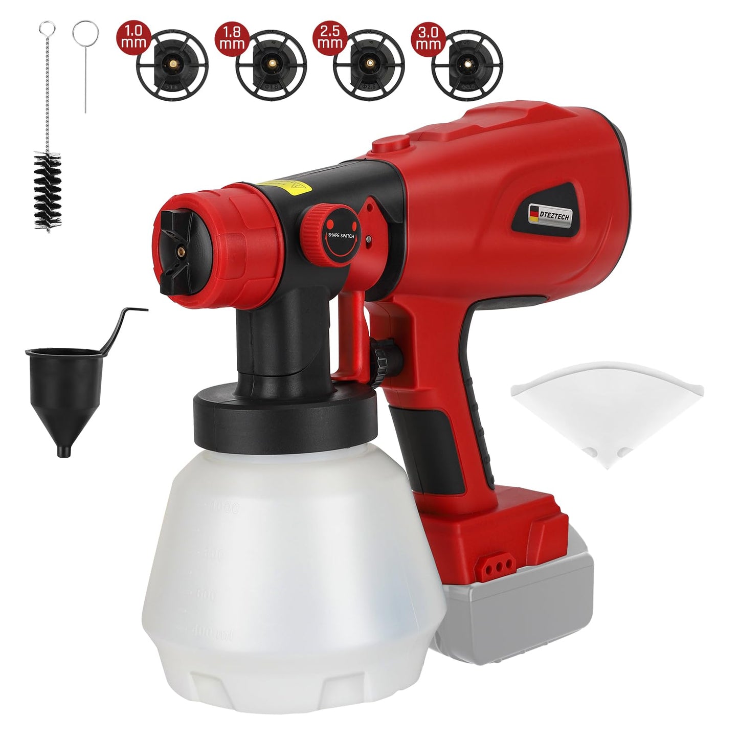 Recheargable paint spray machine