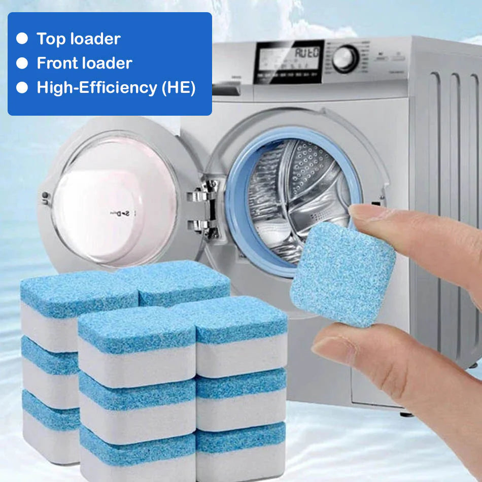 Washing machine cleaning tablets