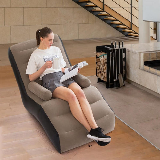 inflatable relaxing sofa with pump