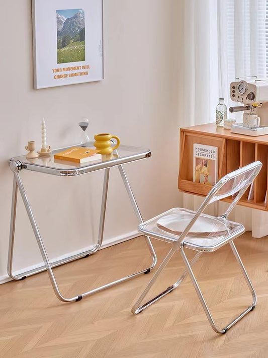 Acrylic table and chair set