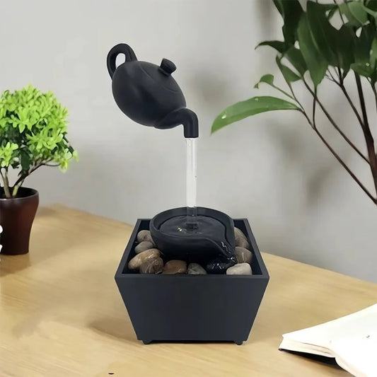 mini water fall decor pots