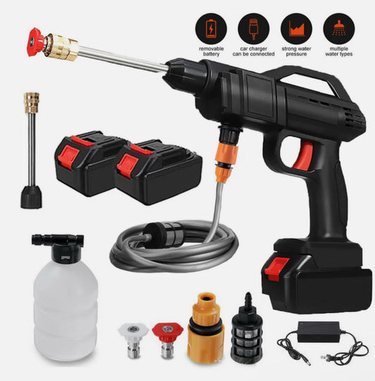 Rechargeable carwasher