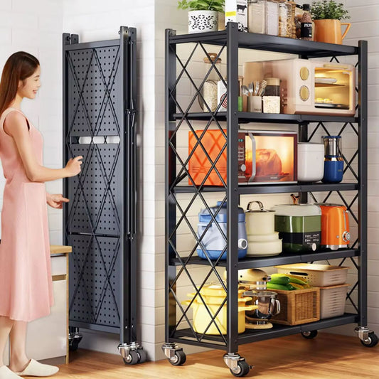 Foldable & rollable multi storage rack