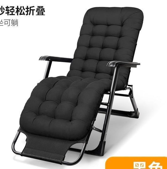 Foldable Reclining lounge chair with cushion pad