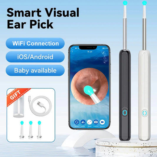 Smart ear cleaner with camera