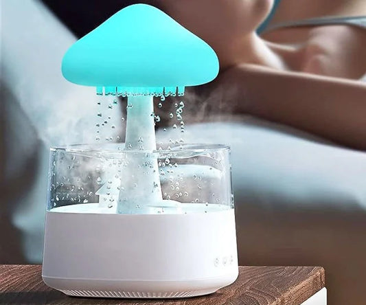 2in1 Rain cloud humidifier with bluetooth speaker